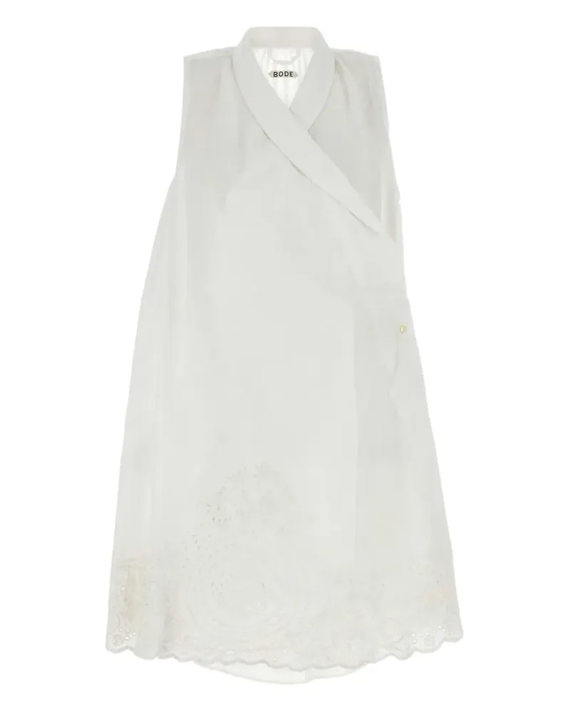 BODE Blevoir Minikleid - Weiß Weiß