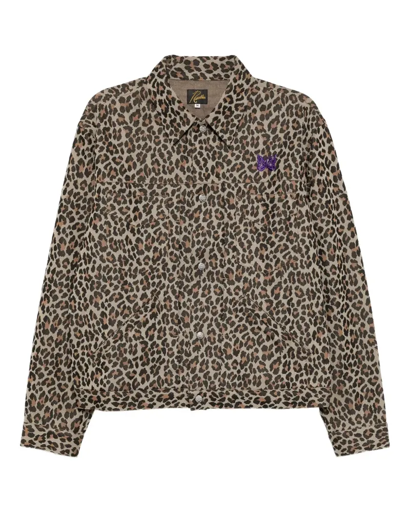 NEEDLES Jacke mit Leoparden-Print - Braun Braun