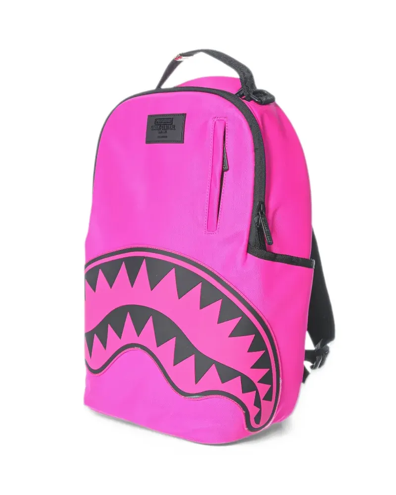 Sprayground Shark Central stencil-print backpack - Rosa Rosa