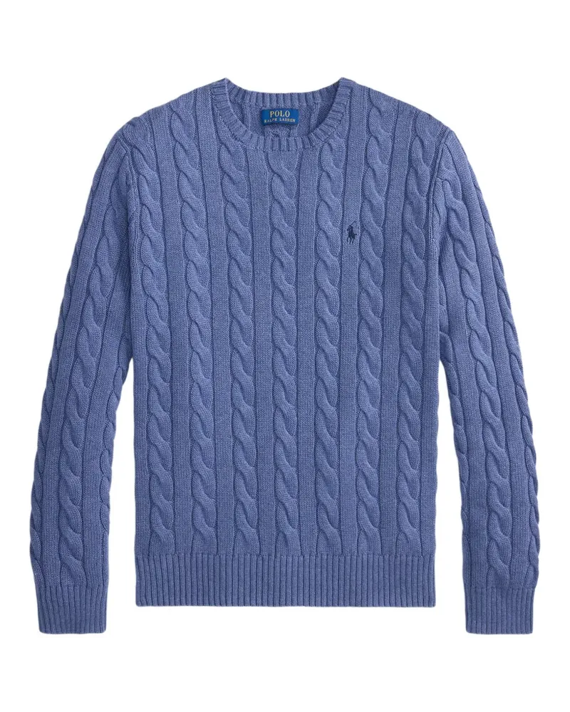Ralph Lauren Pullover mit Zopfmuster - Blau Blau