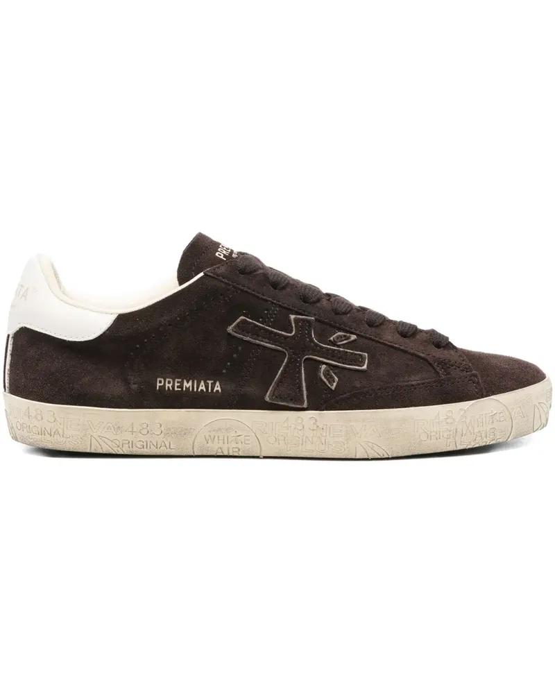 Premiata Sneakers aus Leder - Braun Braun