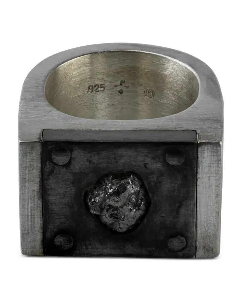 Parts Of Four Plate Single Ring - Silber Silber