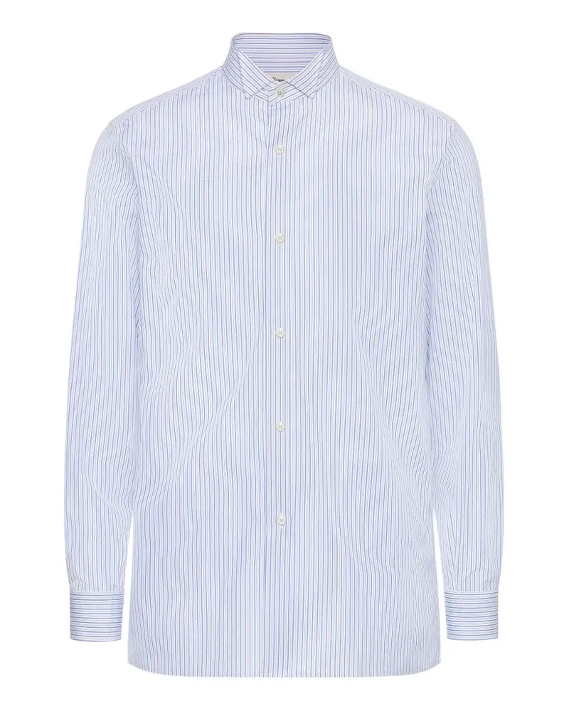 Maison Margiela Gestreiftes Hemd - Blau Blau