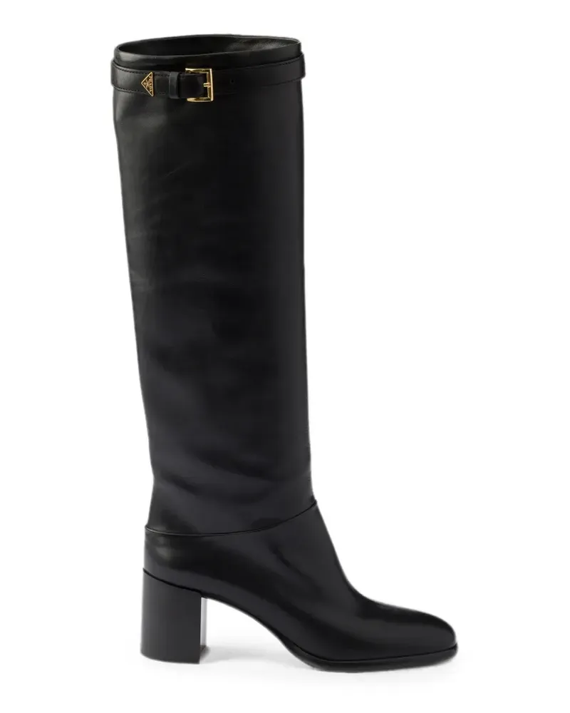Prada leather boots - Schwarz Schwarz