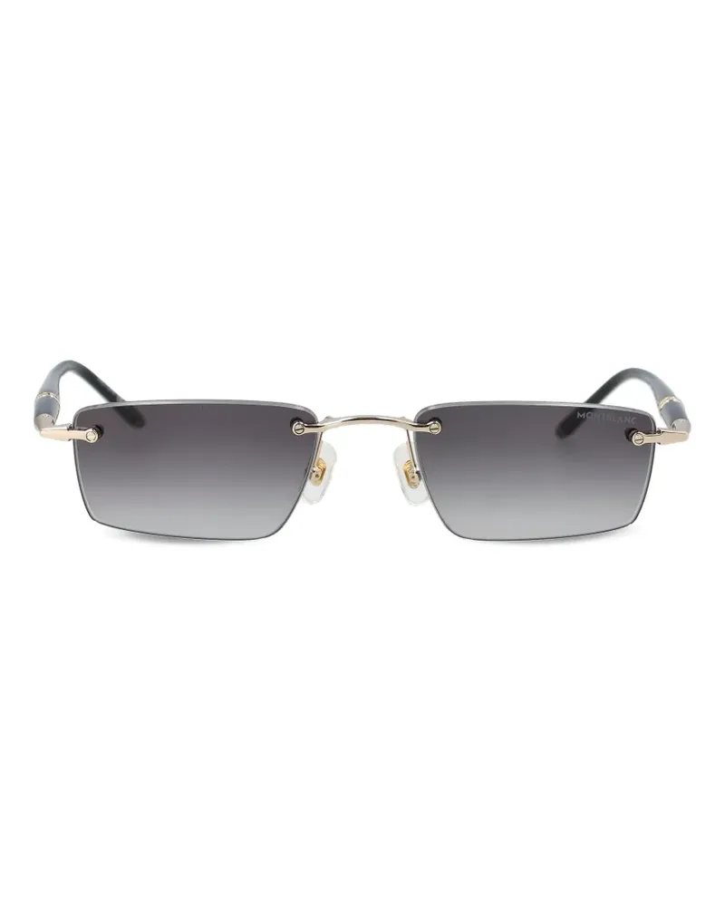 Montblanc Diplomat rimless sunglasses - Gold Gold