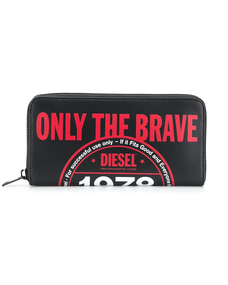 Diesel Only the Brave' Portemonnaie - Schwarz Schwarz