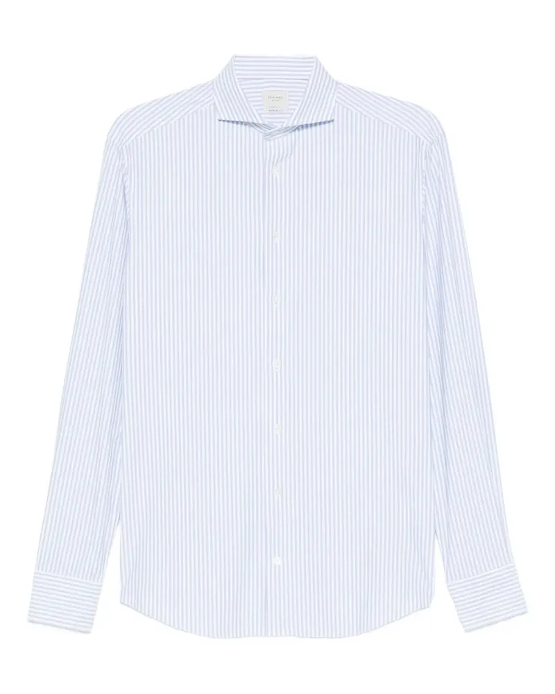 Traiano Milano Gestreiftes Hemd - Blau Blau