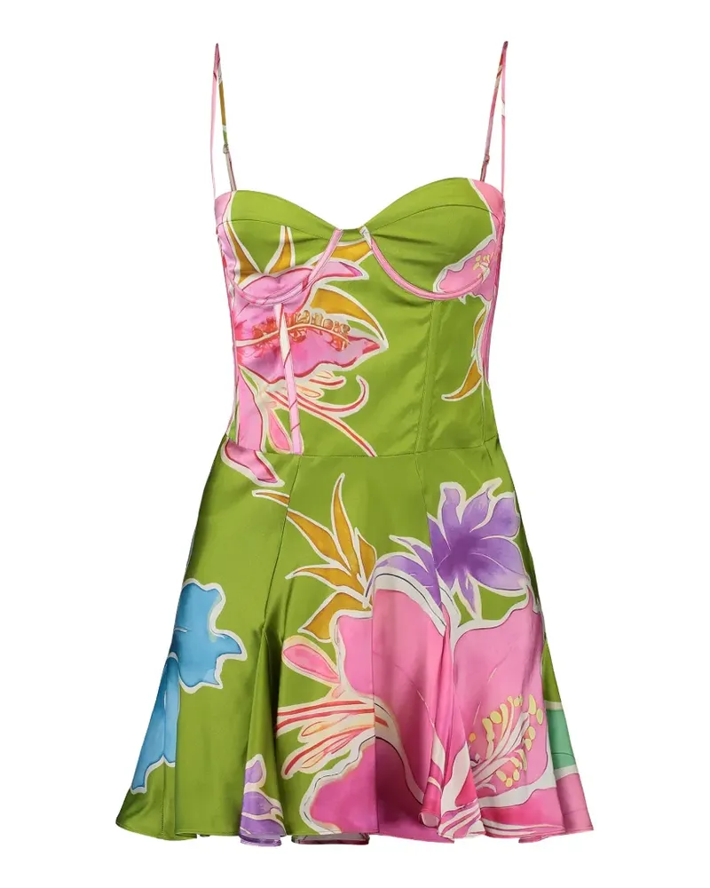 Retrofête Kyona floral-print dress - Grün Grün