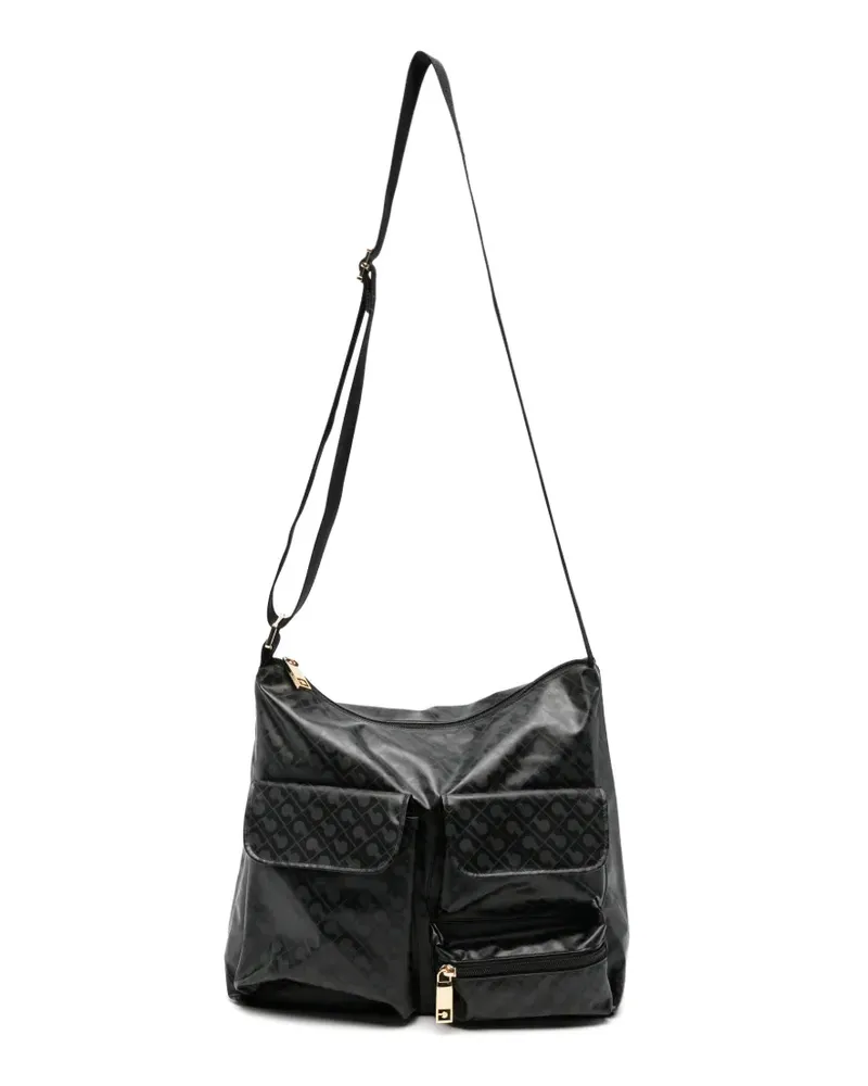 Gherardini Schultertasche mit Logo - Schwarz Schwarz