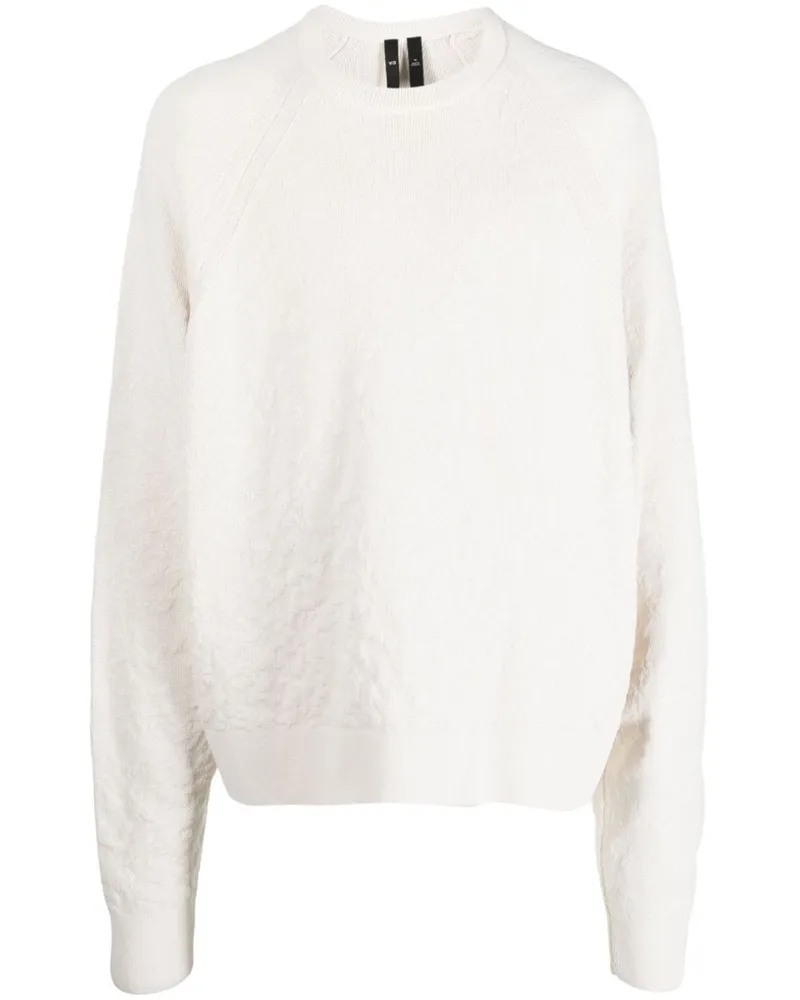 Y-3 Pullover mit Oversized-Ärmeln - Weiß Weiß