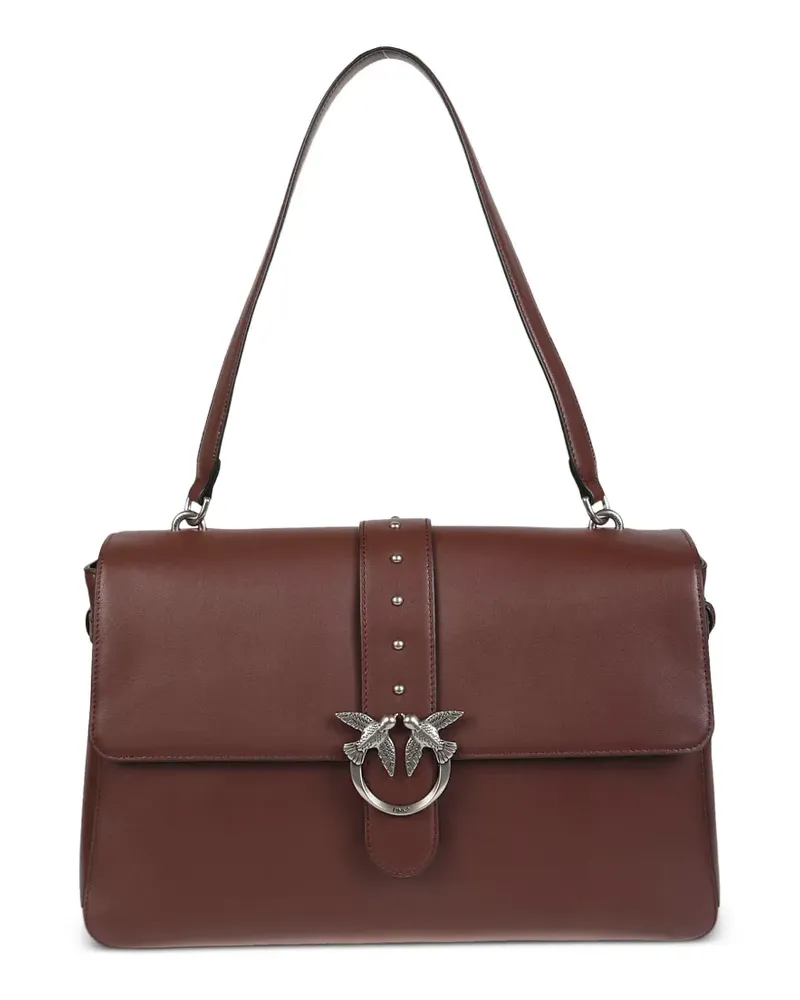 Pinko Schultertasche aus Leder - Braun Braun