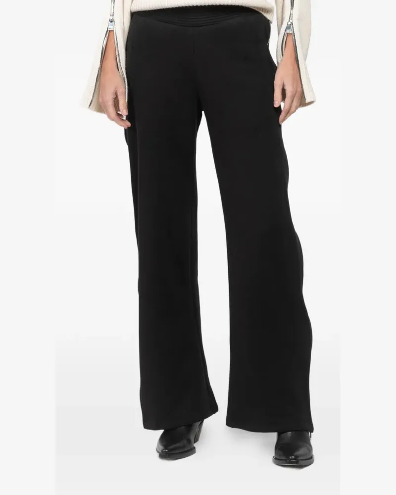 Jacob Lee zip-detail palazzo pants - Schwarz Schwarz