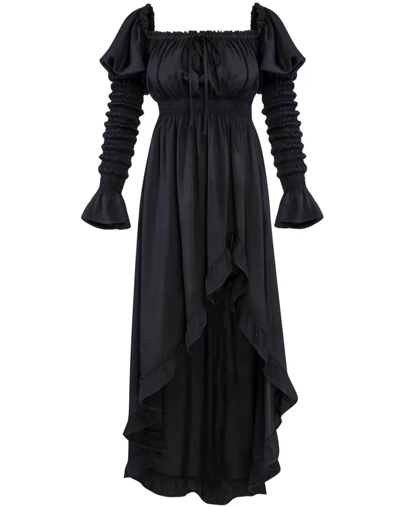 SLEEPER Wild Angel Kleid - Schwarz Schwarz