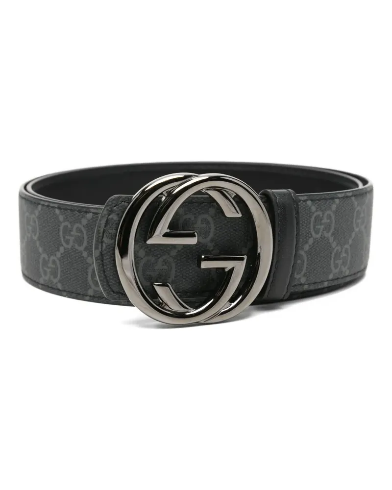 Gucci reversible logo buckle belt - Grau Grau