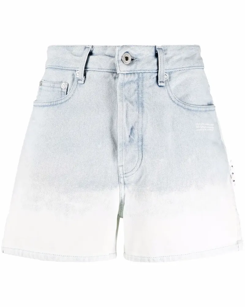 OFF-WHITE Jeans-Shorts mit Farbverlauf - Blau Blau