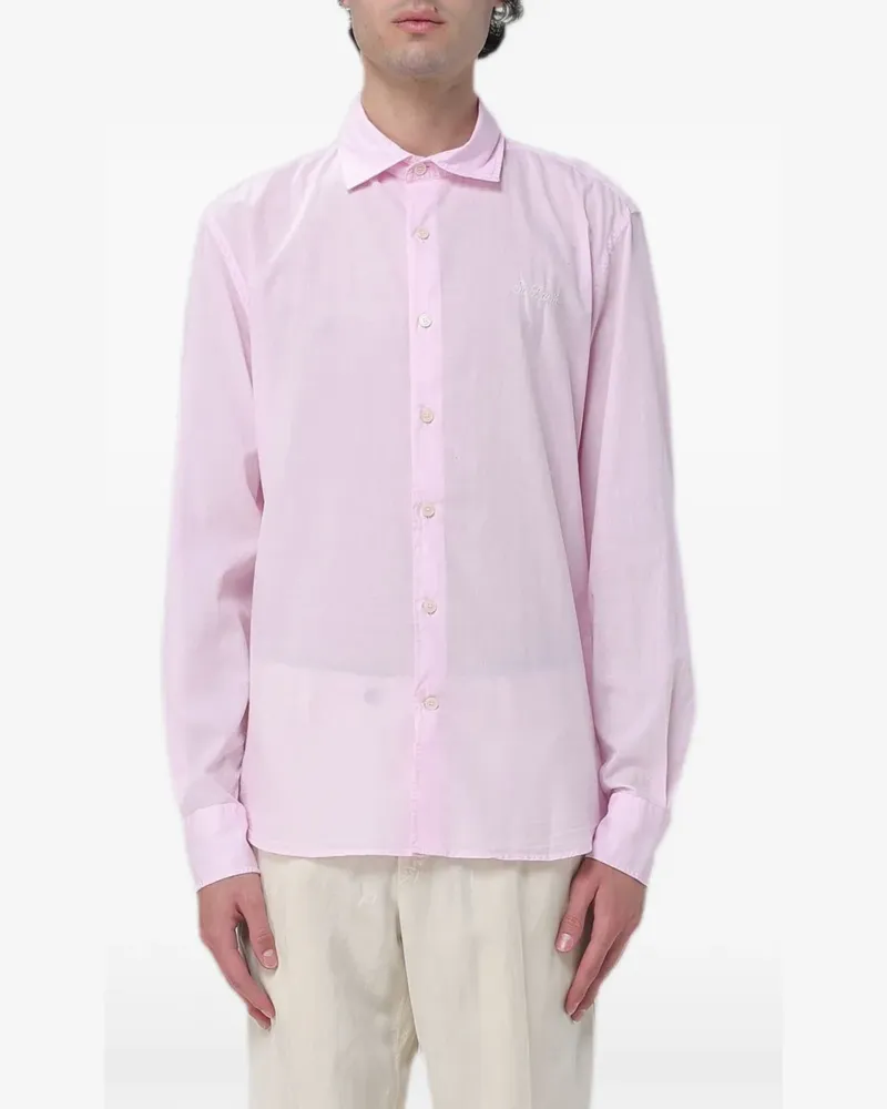 MC2 Saint Barth Chemise embroidered-logo shirt - Rosa Rosa