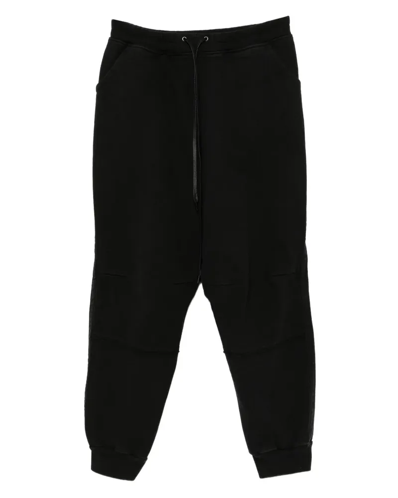 The Viridi-anne cotton track pants - Schwarz Schwarz