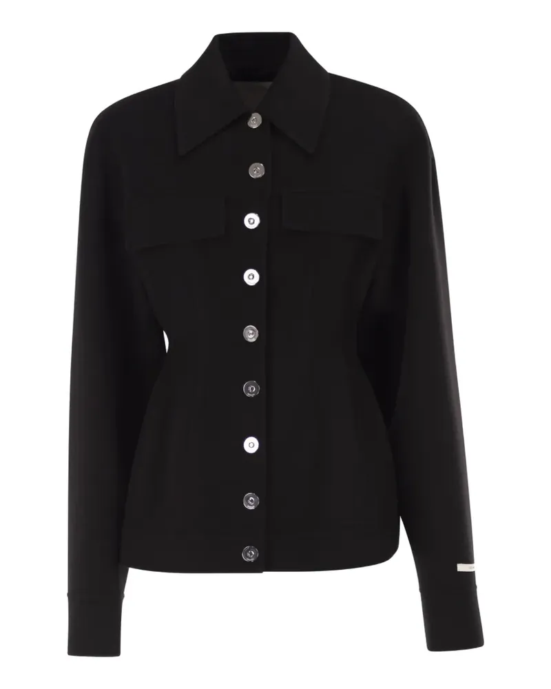 SPORTMAX sculpted jacket - Schwarz Schwarz