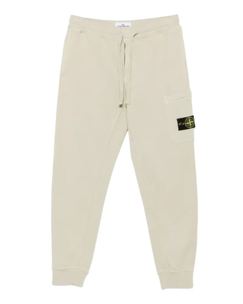 Stone Island Jogginghose mit Logo-Patch - Nude Nude