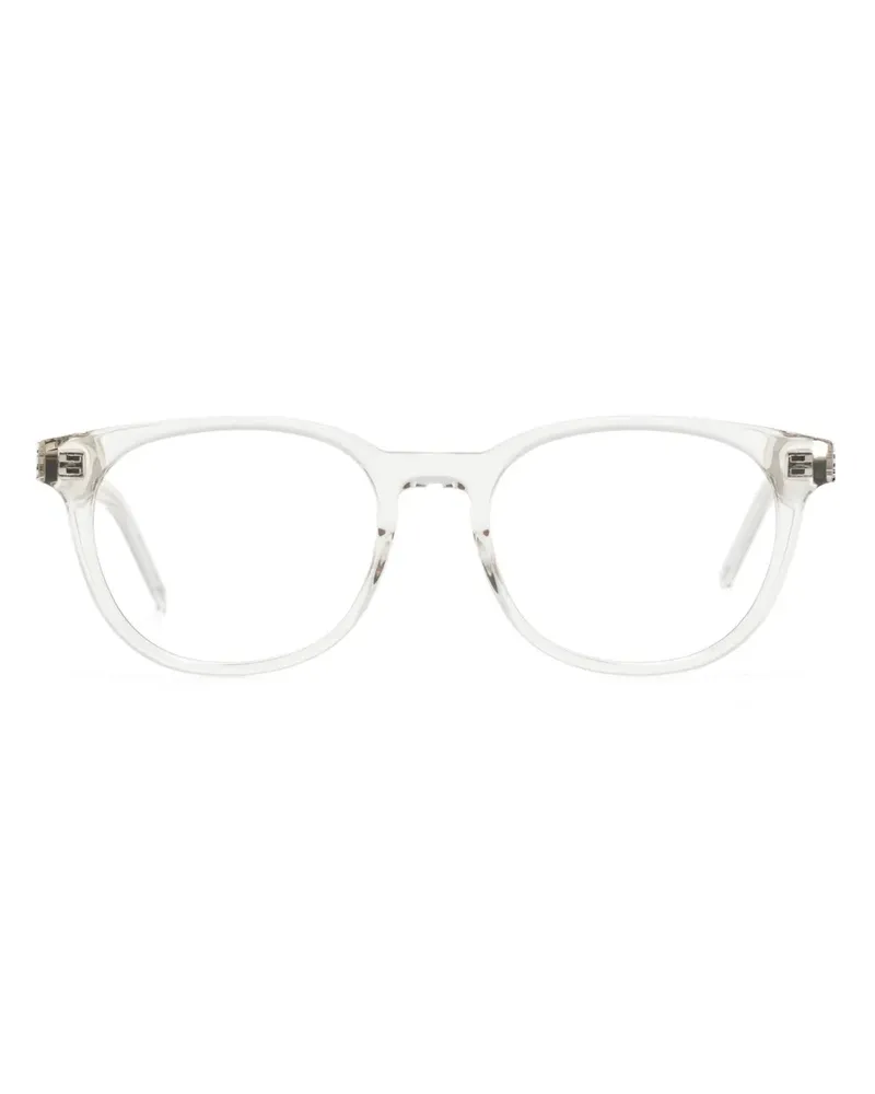 Saint Laurent Brille mit transparentem Gestell - Nude Nude