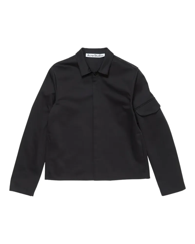 Acne Studios Geknöpfte Jacke - Schwarz Schwarz