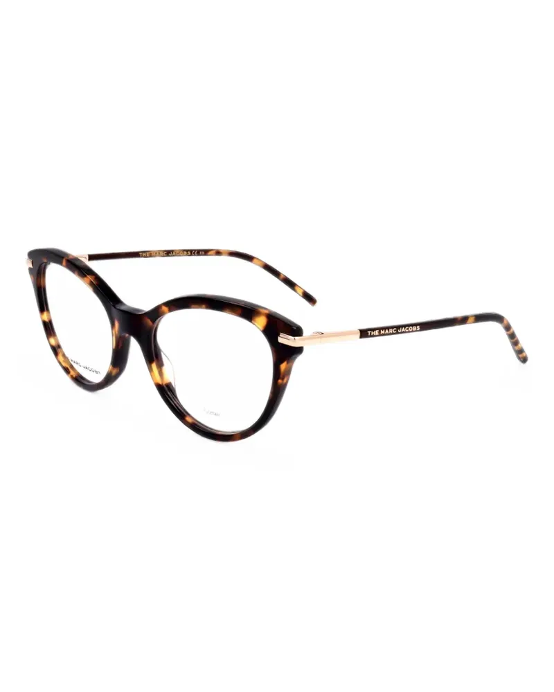 Marc Jacobs tortoiseshell-effect cat-eye glasses - Braun Braun