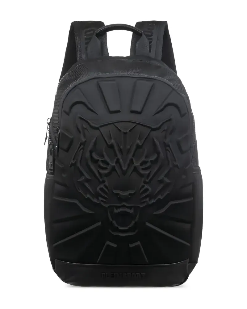 Philipp Plein Soho Rucksack mit Prägung - Schwarz Schwarz