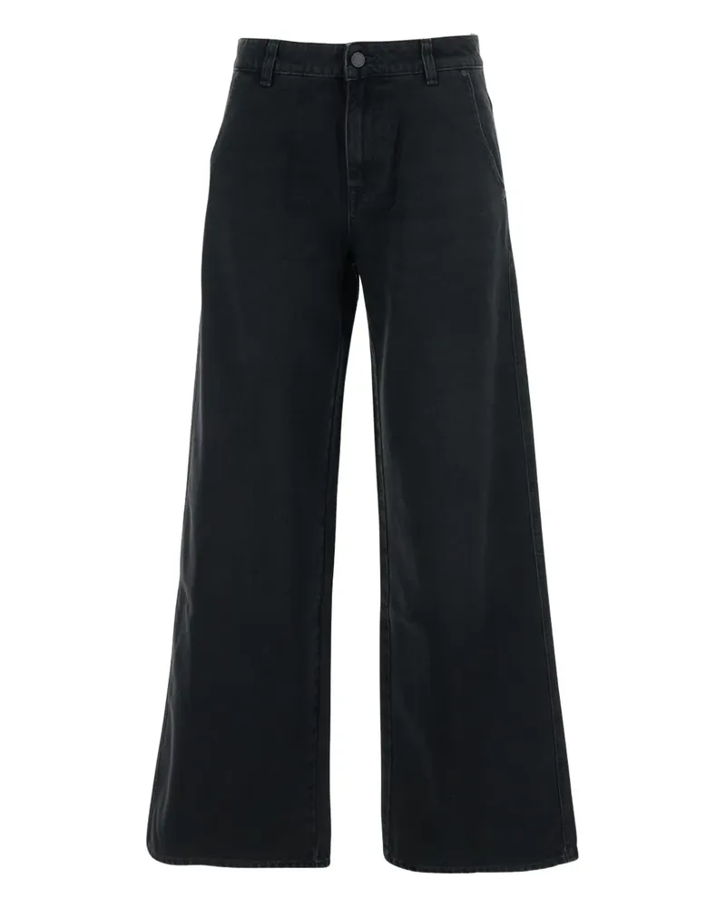Adriano Goldschmied Jeans mit weitem Bein - Schwarz Schwarz