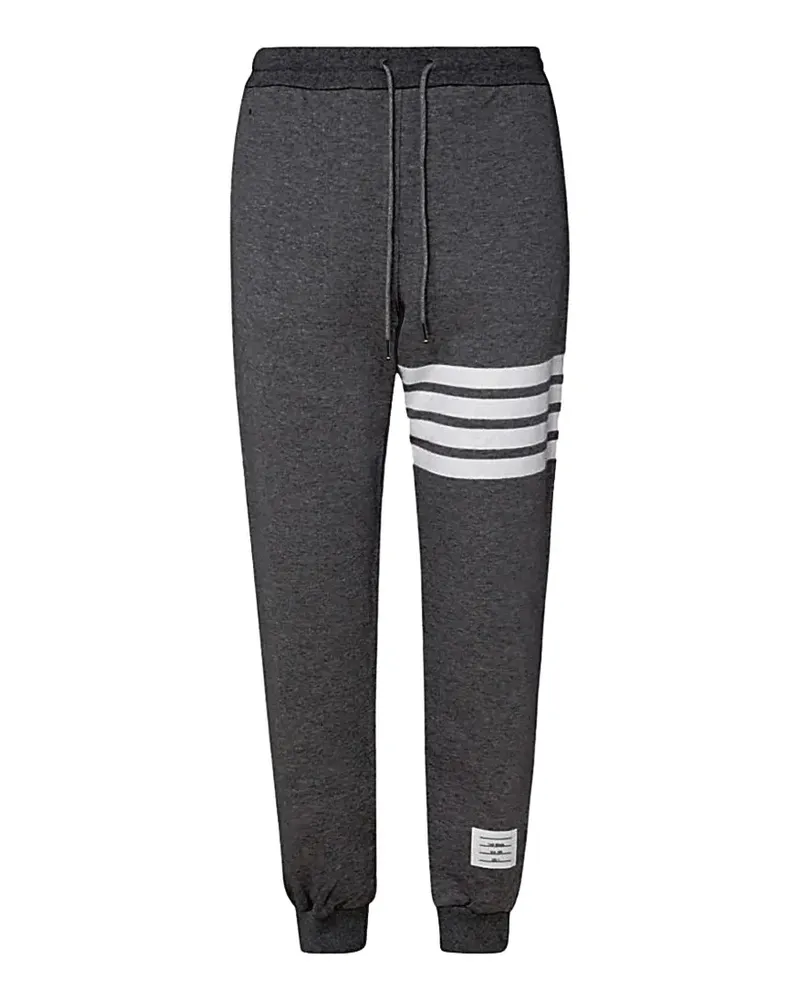 Thom Browne Jogginghose mit Streifen - Grau Grau