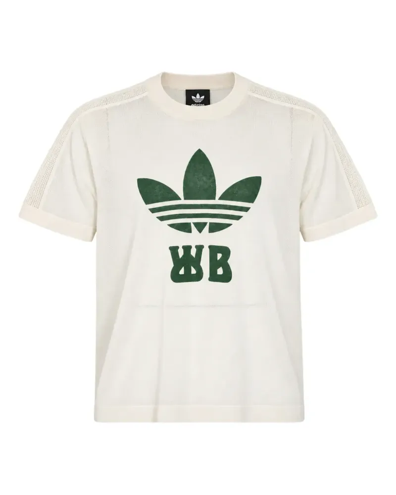 Wales Bonner x  T-Shirt mit Logo-Print - Nude Nude