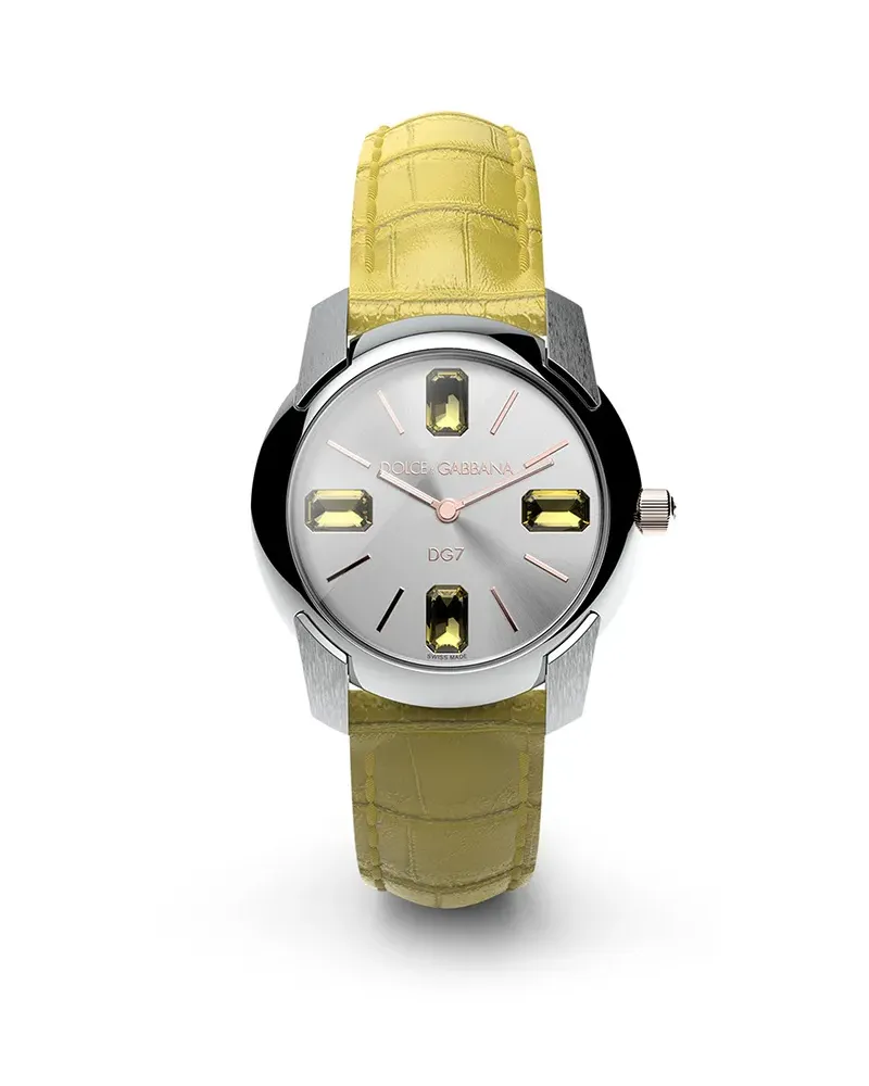 Dolce & Gabbana DG7 Rainbow 34mm - Gelb Gelb