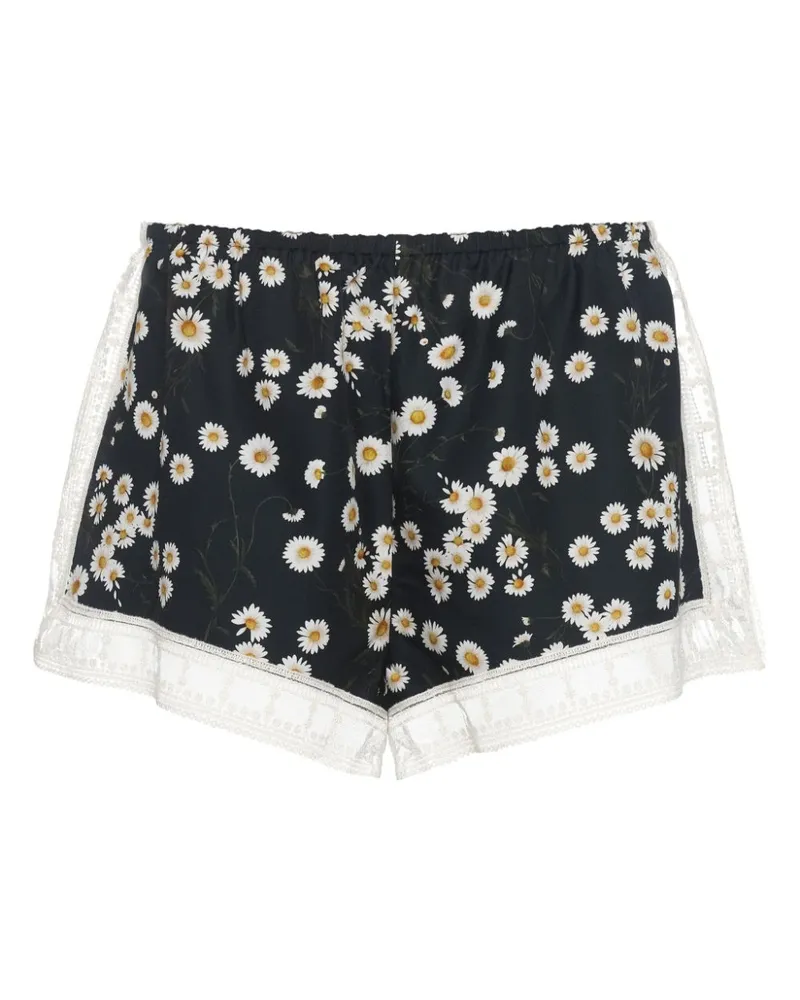 Eres Moi Pyjama-Shorts - Schwarz Schwarz