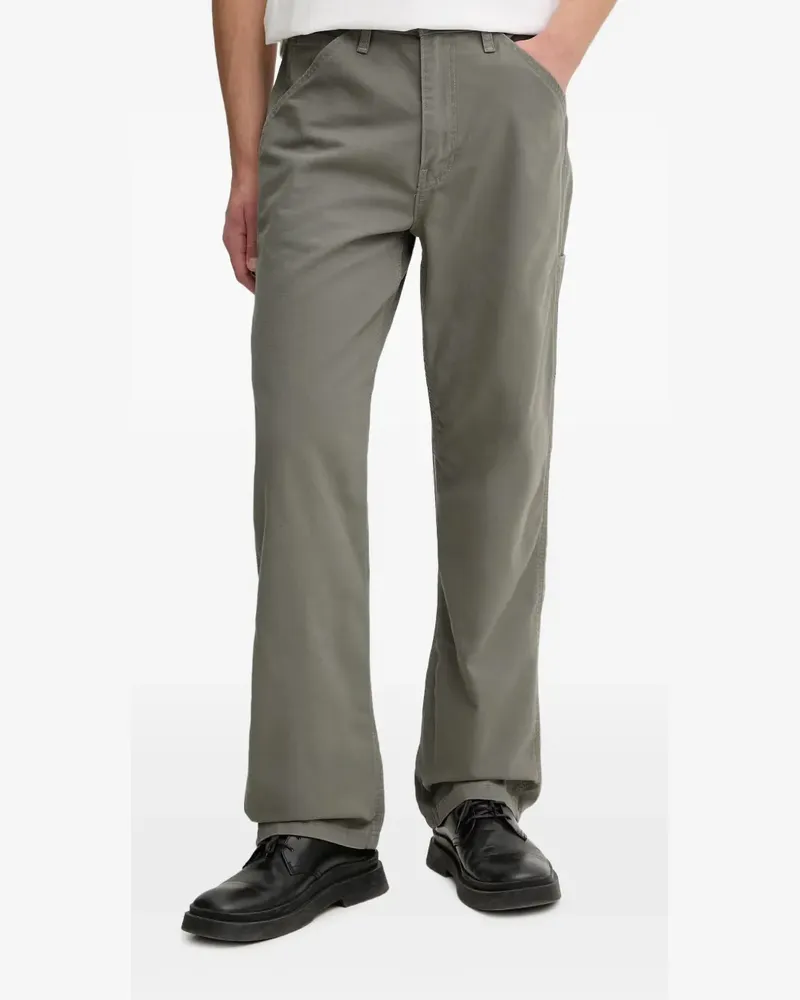 Levi's Straight-Leg-Jeans im Workwear-Look - Grün Grün