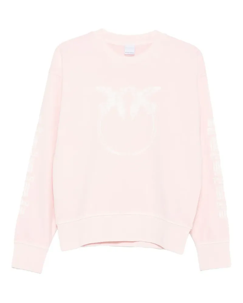 Pinko Sweatshirt mit Logo-Stickerei - Rosa Rosa