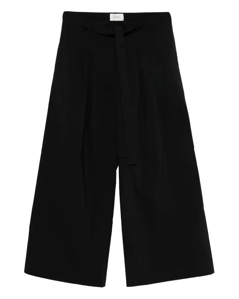 St. Agni tie-waist trousers - Schwarz Schwarz