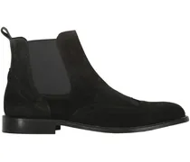 Chelsea-Boots aus Wildleder - Schwarz