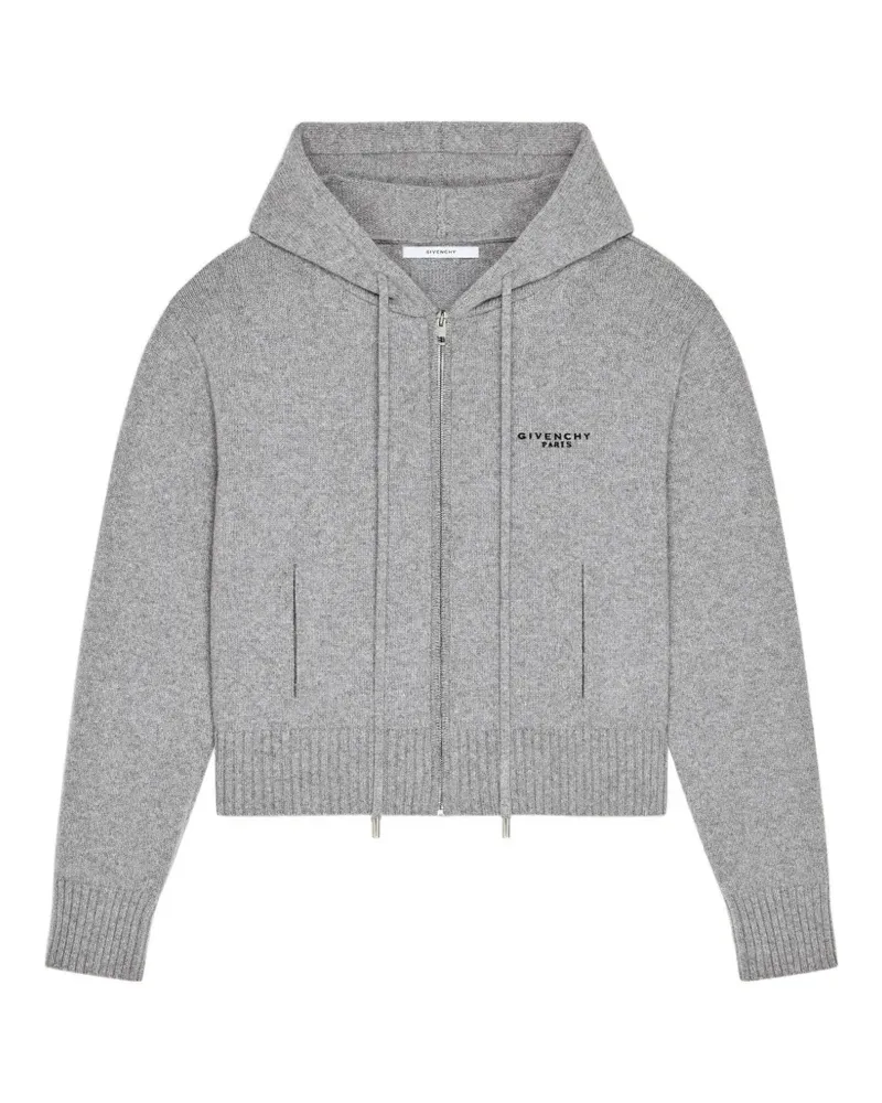 Givenchy Kapuzenpullover mit Reißverschluss - Grau Grau