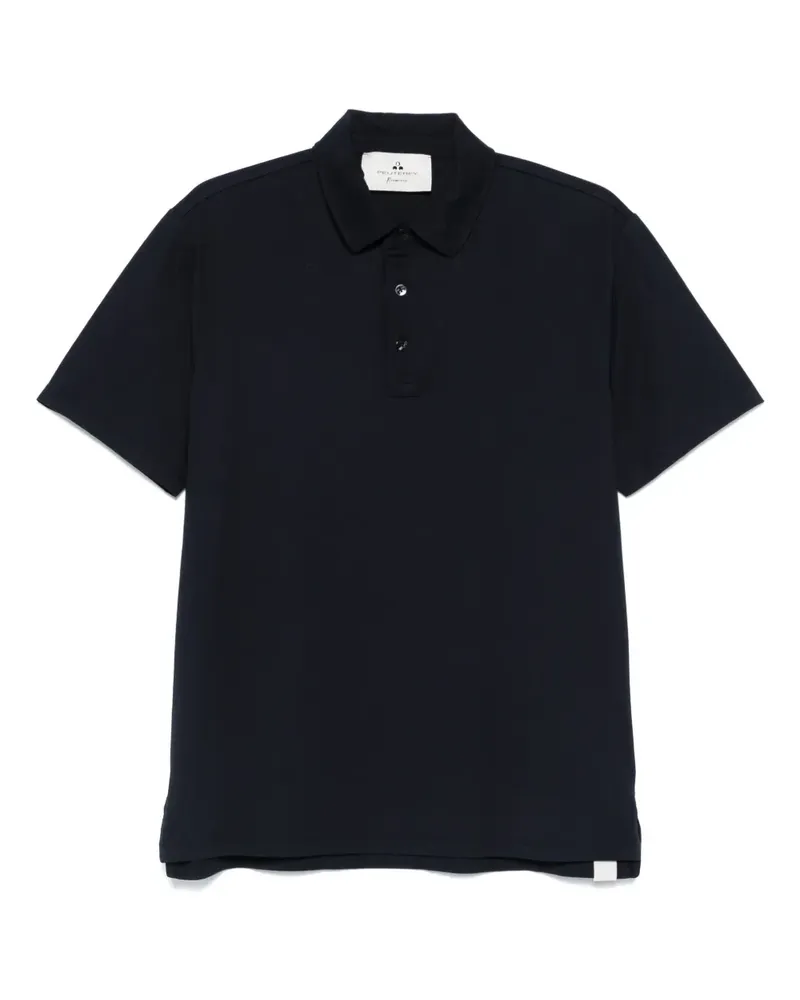 Peuterey Poloshirt aus leichtem Jersey - Blau Blau