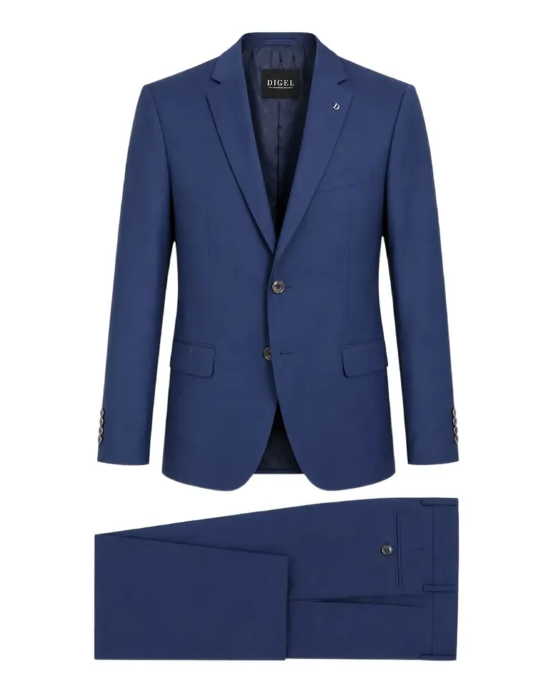 Digel single-breasted notch-lapel suit - Blau Blau