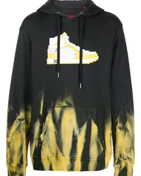 Mostly Heard Rarely Seen Canary Hoodie mit Batikmuster Schwarz