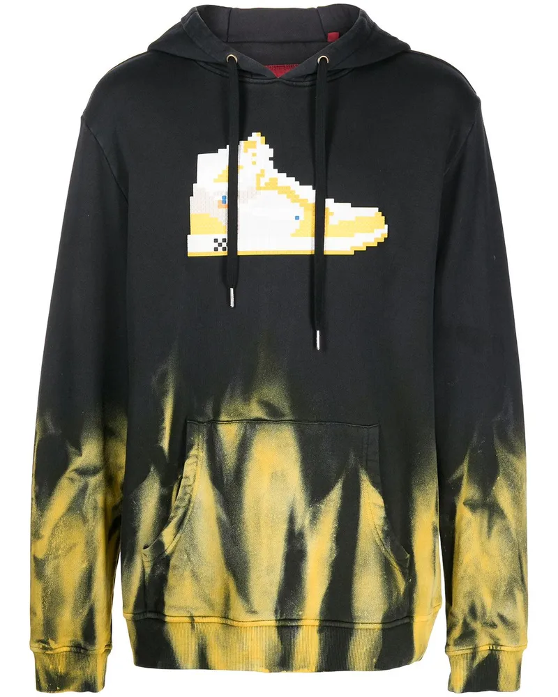 Mostly Heard Rarely Seen Canary Hoodie mit Batikmuster - Schwarz Schwarz