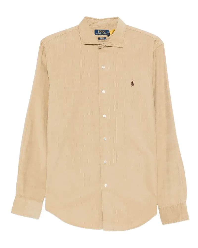 Ralph Lauren Hemd mit Polo Pony-Stickerei - Nude Nude