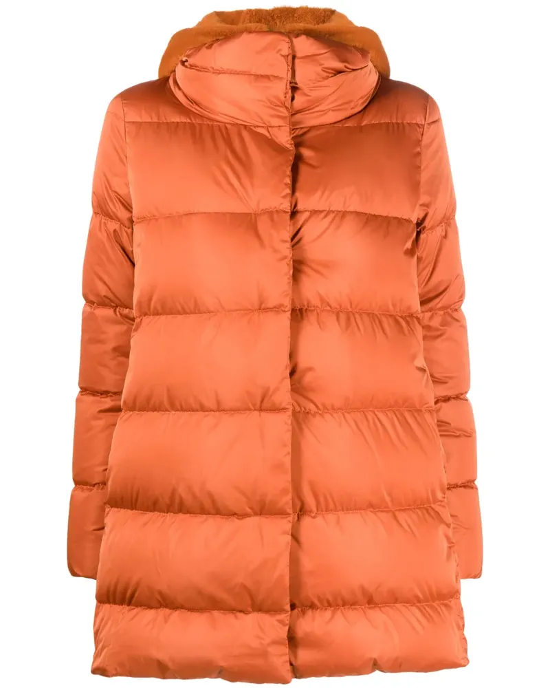 Herno Regenmantel mit abnehmbarer Kapuze - Orange Orange