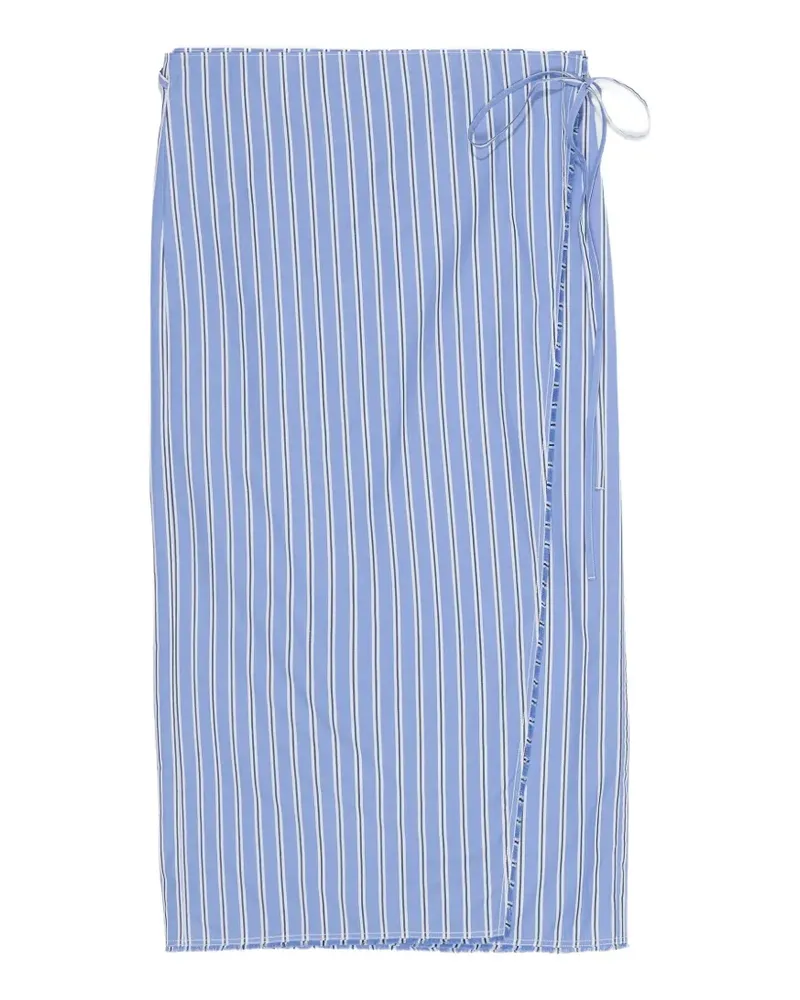BIMBA Y LOLA Gewickelter Midirock - Blau Blau