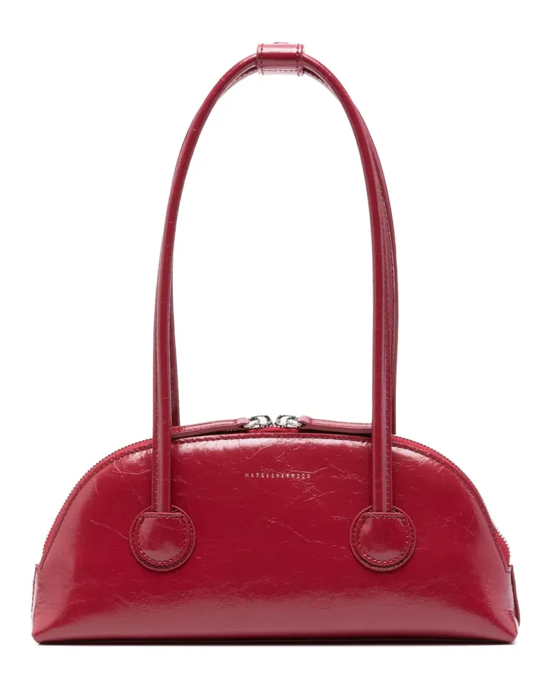 Marge Sherwood Bessette crinkled-leather tote bag - Rot Rot