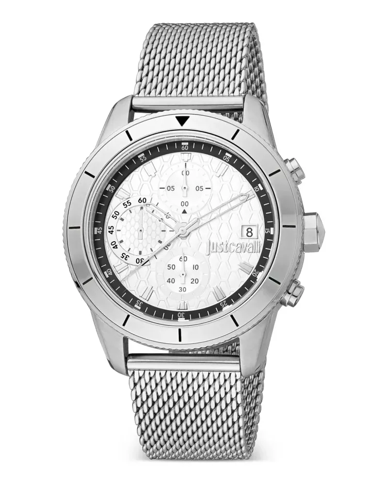 Just Cavalli Maglia 42mm watch - Silber Silber