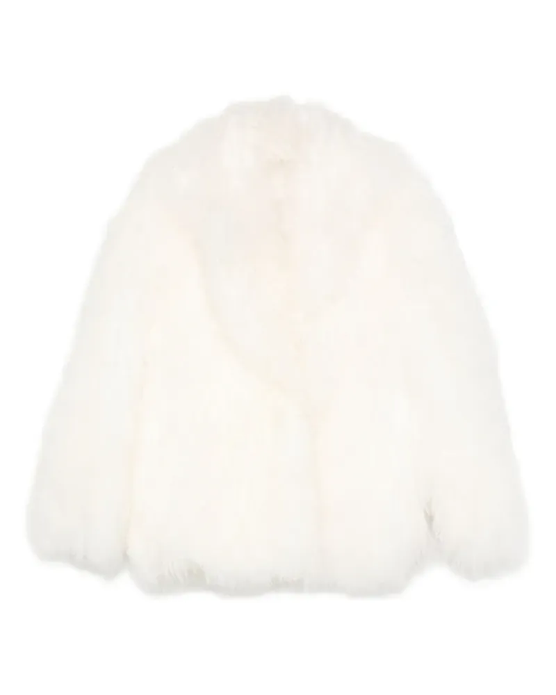 P.A.R.O.S.H. P.A.R.O H. Jacke aus Lammfell - Nude Nude