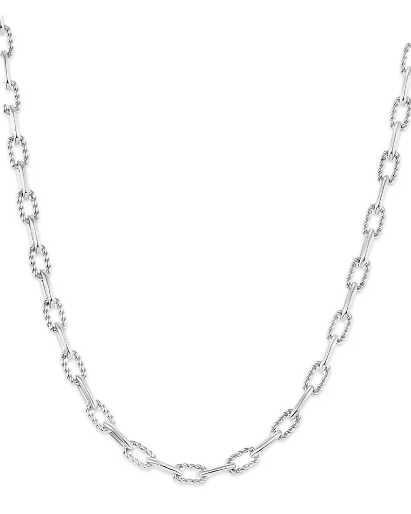 David Yurman DY Madison Halskette aus Sterlingsilber 3mm Silber