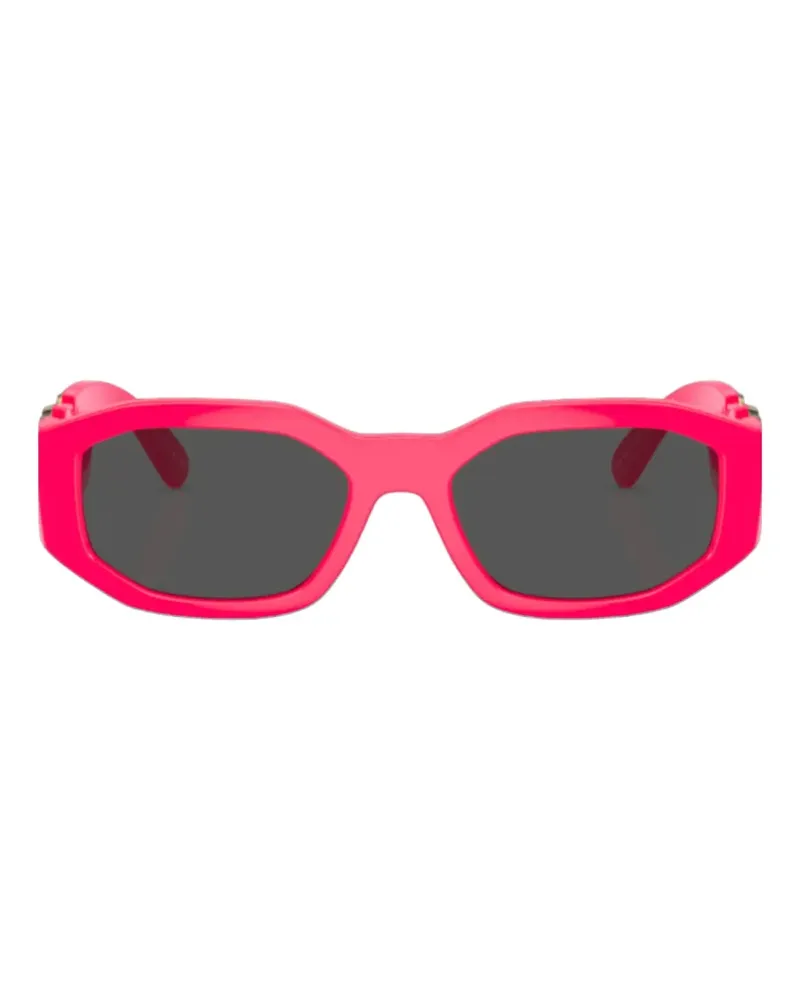Versace Biggie geometric-frame sunglasses - Rosa Rosa