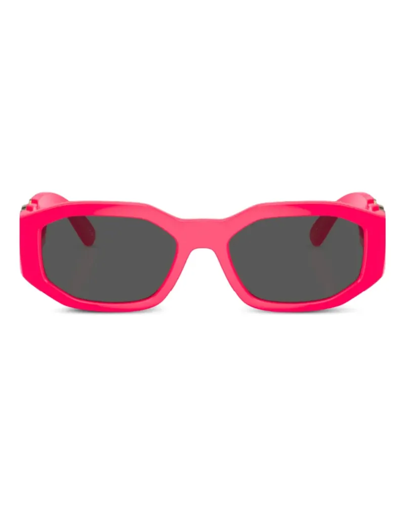 Versace Biggie geometric-frame sunglasses - Rosa Rosa